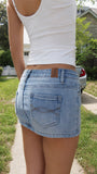 LEAH MINI DENIM SKIRT